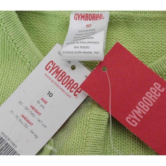 NEW 2006/05 Gymboree Prep Sweater 10 Spring Tulip Turtle Cardigan Sequins Ribbon - Picture 12 of 12